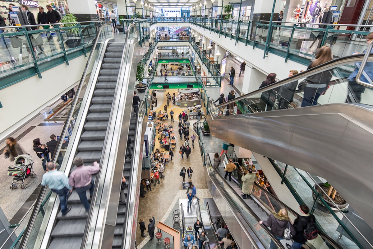 Les centres commerciaux du centre-ville