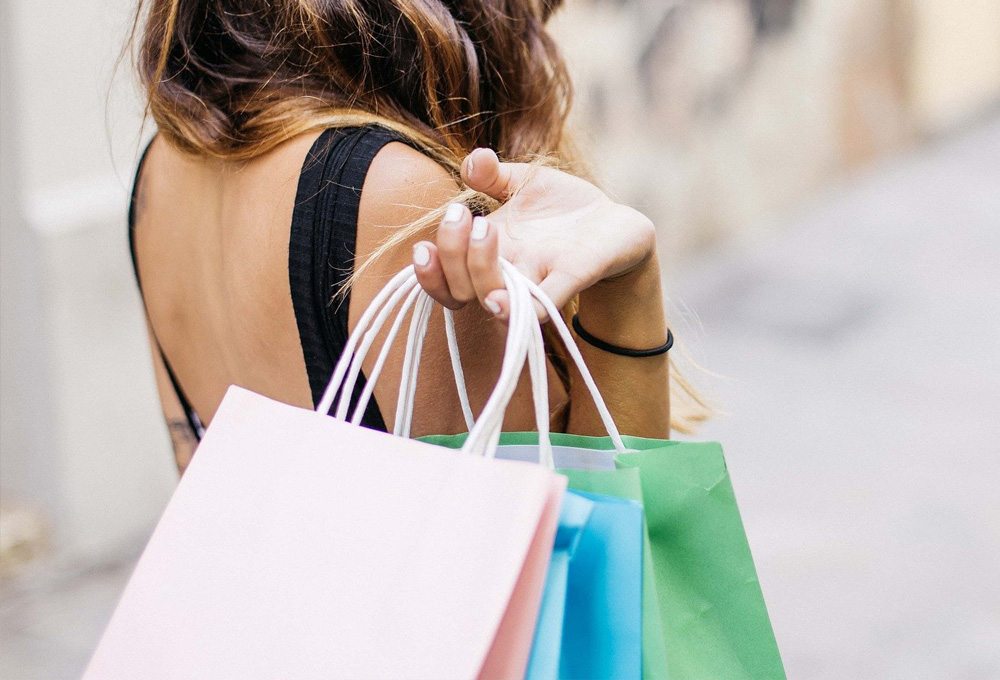 woman shopping