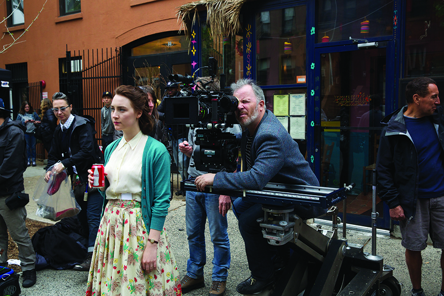 Un cinéaste qui tourne un film dans Brooklyn